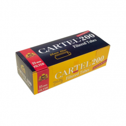 Cartel 200 cigarešu čaulītes ar filtru